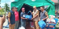 Penyaluran bantuan bagi warga korban musibah kebakaran terus dilakukan oleh Dinas Sosial Provinsi Sumatera Barat